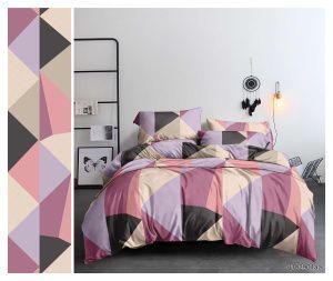 КПБ Полисатин "Pandora" диз. № q102901aa треугольники (S/P)