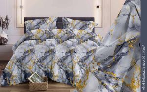 КПБ Бязь "Бояртекс" диз. № 368 Мрамор, 8 Вид, серый (L)