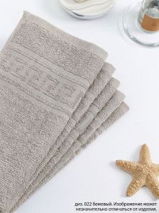 Полотенце махровое, г/к, 30х50, арт. ВТ 30-50Г, 380 гр/м2, цвет: 022-бежевый