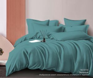 Набор: 2 наволочки сатин гл/кр диз. № 16-5114 (Зеленый)