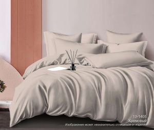 Набор: 2 наволочки сатин гл/кр диз. № 13-1405 (Кремовый)