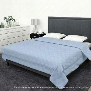 Покрывало "Бояртекс" ультрастеп гл/кр. диз. №13-4202 Голубая лагуна (верх/низ голубая лагуна)