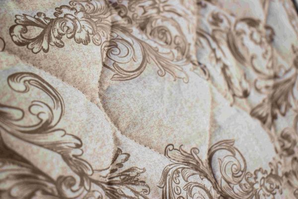 Наматрасник стеганый с резинкой по угласм(Лён/Хлопок) 180х200 3